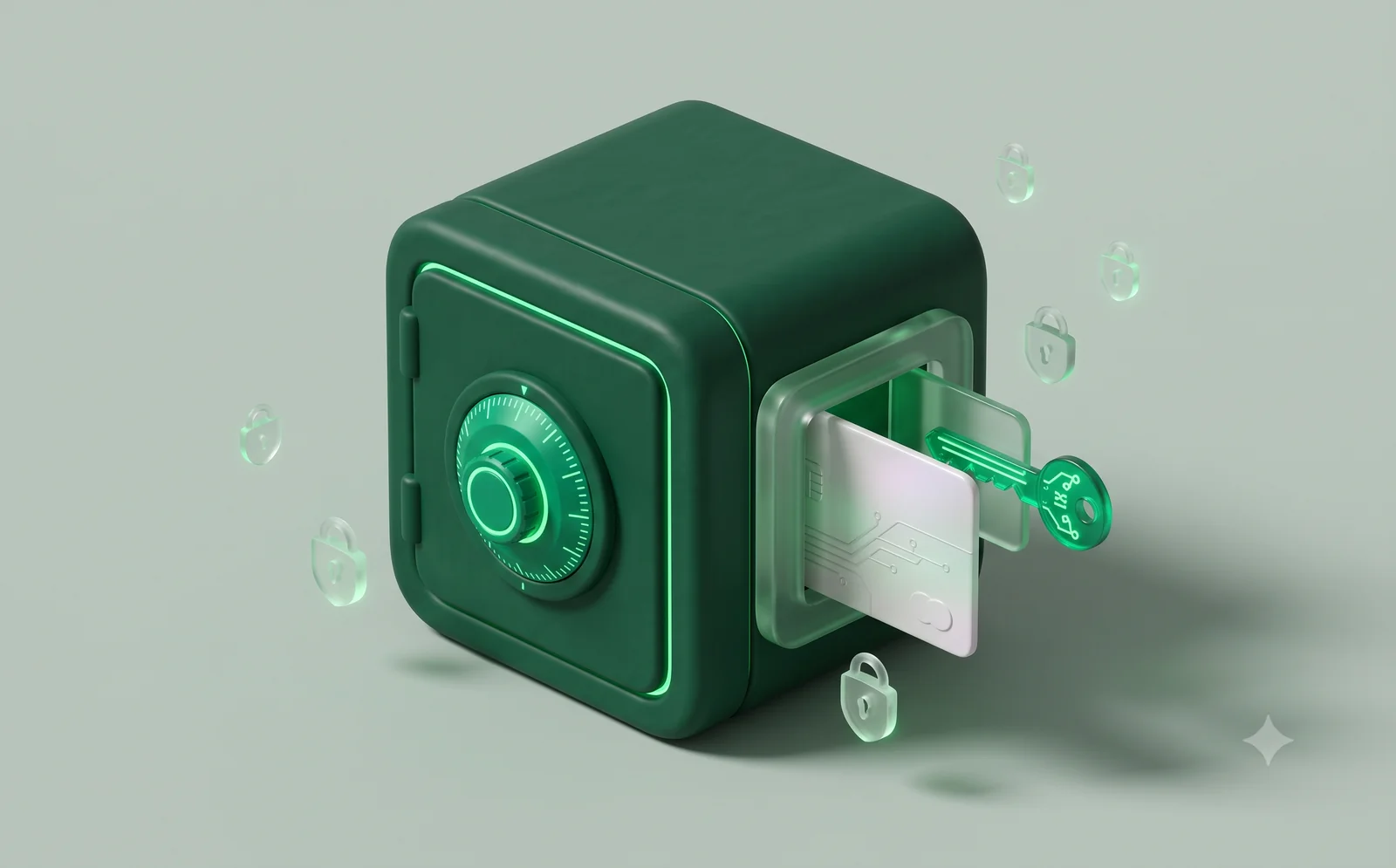 KMS Vault 3D Illustration