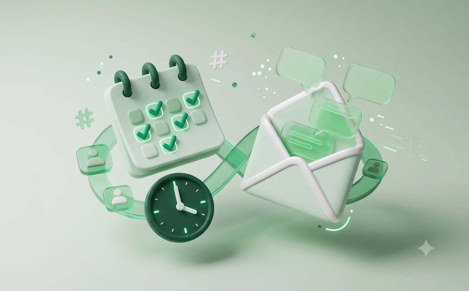 Google Workspace 3D Illustration