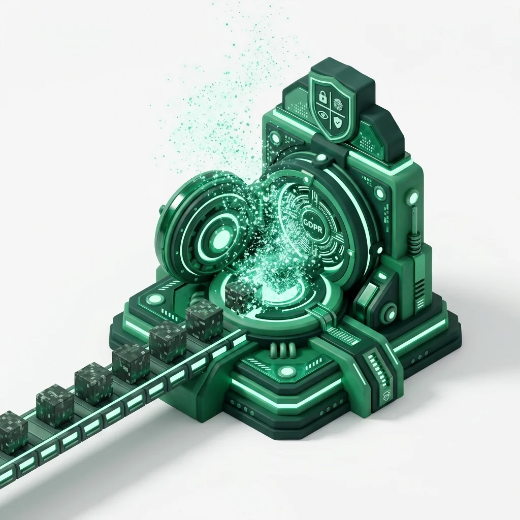 GDPR cryptographic tombstone illustration